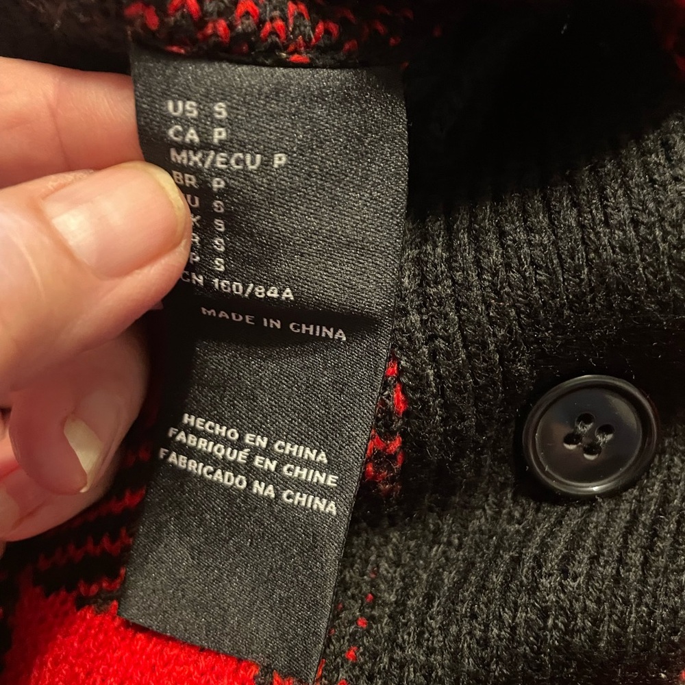 Disney Checkered Mickey Mouse Button Down Cardiga… - image 7